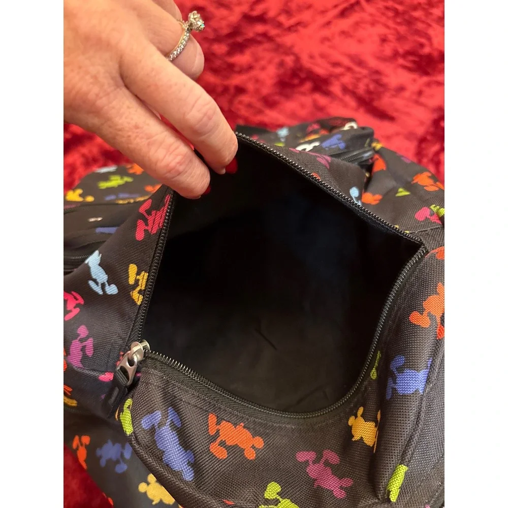 Disney Parks Walt Disney World Mickey Mouse Multi Color Silhouette Backpack